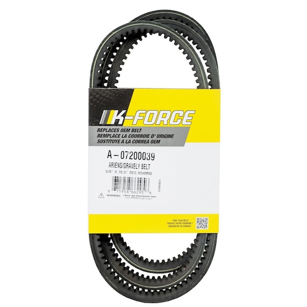 A & I Products Belt, PTO to Deck 72 11" x5" x1" A-07200039 - main